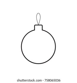 christmas ball icon