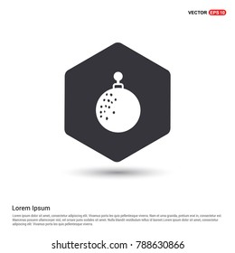 Christmas Ball Icon Background icon template