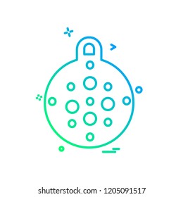 Christmas ball icon design vector