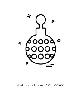 Christmas ball icon design vector
