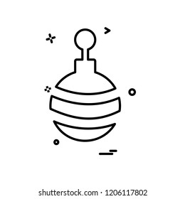 Christmas ball icon design vector