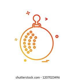 Christmas ball icon design vector