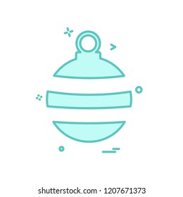Christmas ball icon design vector