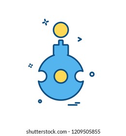 Christmas ball icon design vector