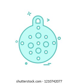 Christmas ball icon design vector