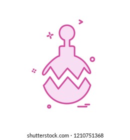 Christmas ball icon design vector