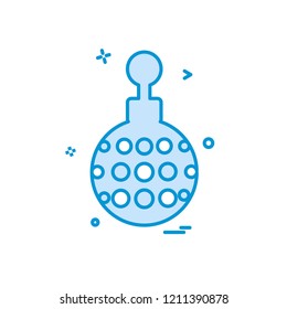 Christmas ball icon design vector