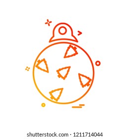 Christmas ball icon design vector