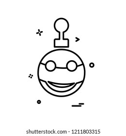 Christmas ball icon design vector