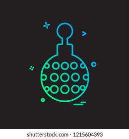 Christmas ball icon design vector