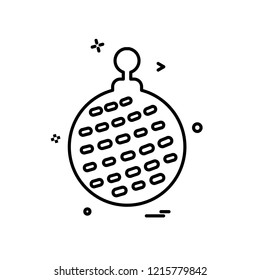 Christmas ball icon design vector