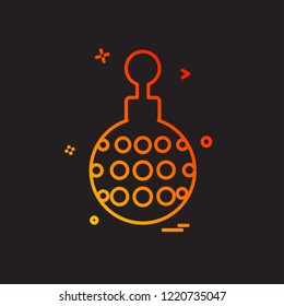 Christmas ball icon design vector