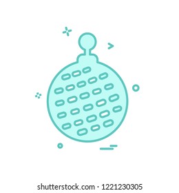 Christmas ball icon design vector