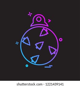 Christmas ball icon design vector