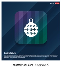 Christmas Ball Icon - Free vector icon