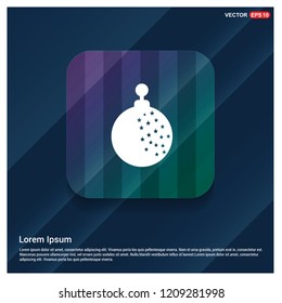 Christmas Ball Icon - Free vector icon