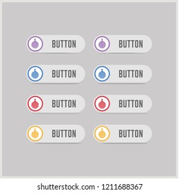 Christmas Ball Icon - Free vector icon