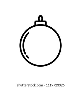 christmas -ball icon vector