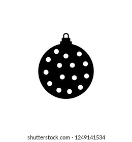 Christmas ball icon. Vector icon