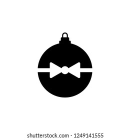 Christmas ball icon. Vector icon
