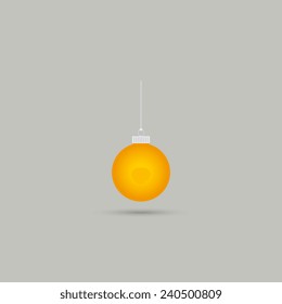 Christmas ball icon - Vector