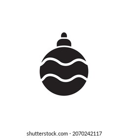 christmas ball icon vector design templates