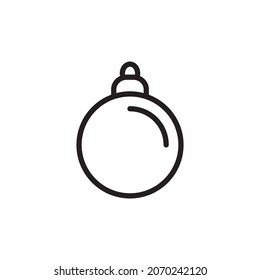 christmas ball icon vector design templates