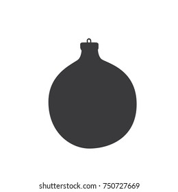 Christmas ball icon, vector illustration design. Christmas collection.