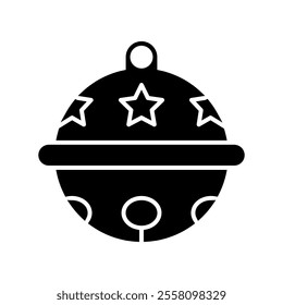 Christmas ball icon vector. christmas toy illustration sign. new Year symbol.