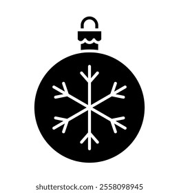 Christmas ball icon vector. christmas toy illustration sign. new Year symbol.