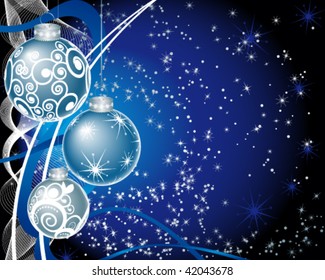 Christmas ball illustration