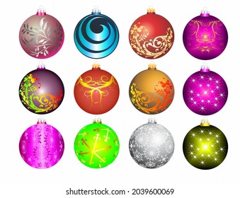 Imagen De La Pelota De Navidad Con Copos De Nieve Y Fondo De Transparencia