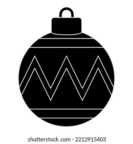 Christmas Ball isolated on white background