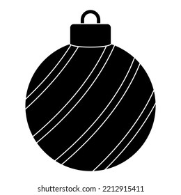 Christmas Ball isolated on white background
