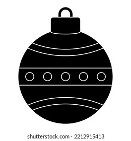 Christmas Ball isolated on white background