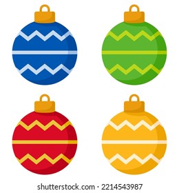 Christmas Ball isolated on white background