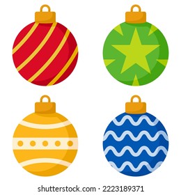 Christmas Ball isolated on white background