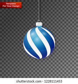 Christmas ball On transparent Background
