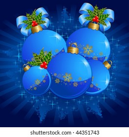   Christmas ball on a white background