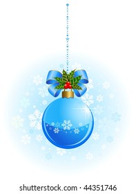   Christmas ball on a white background