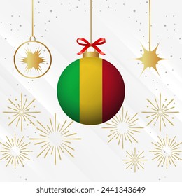 Christmas Ball Ornaments Mali Flag Celebration