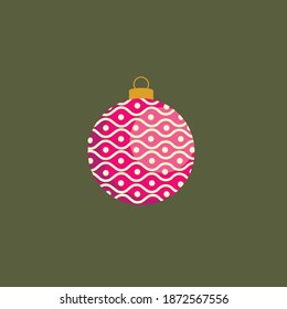 christmas ball pattern christmas icon 