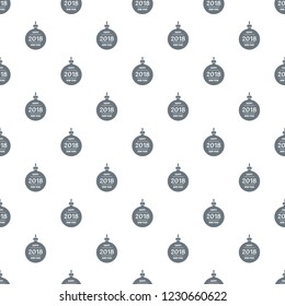 Christmas ball pattern vector seamless repeat for any web design