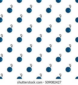 Christmas Ball Seamless Background Vector