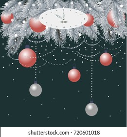 Christmas ball of a spruce