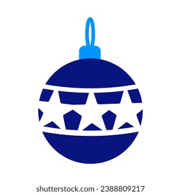 Christmas ball and Stars Ornament, baubles, tree decoration, Snowflake, xmas, New Year lights, Snowman.	