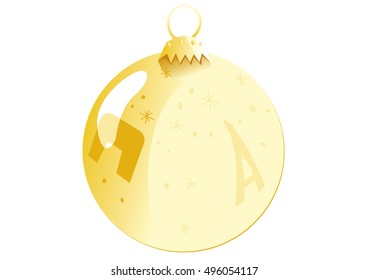christmas ball with tower