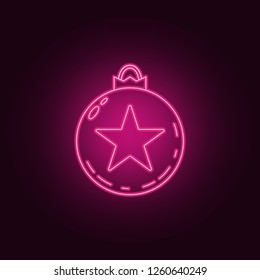 christmas ball toy icon. Winter icons universal set for web and mobile