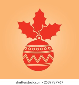 Christmas ball trendy artwork perfect abstract vector illustration colorful applicable design.eps