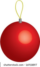 christmas ball vector